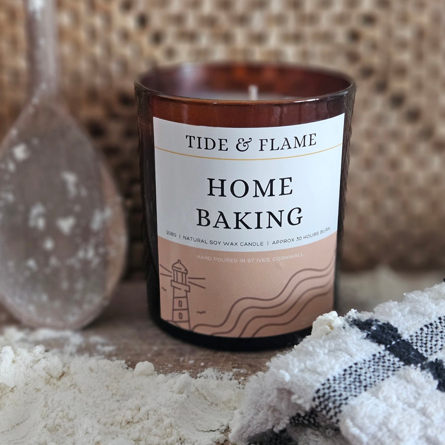 Home Baking Soy Wax Candle Jar