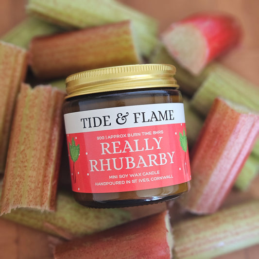 Really Rhubarby Mini Candle Jar