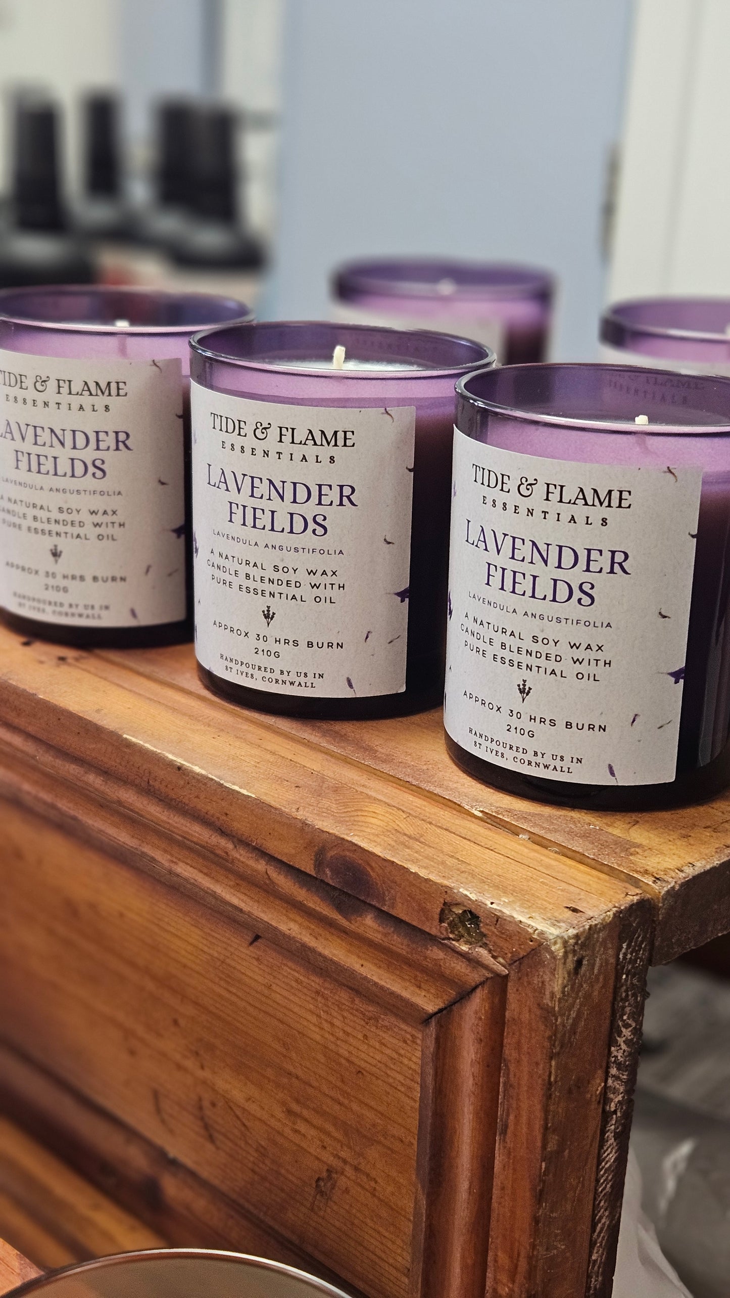 Lavender Fields Essential Oil Candle