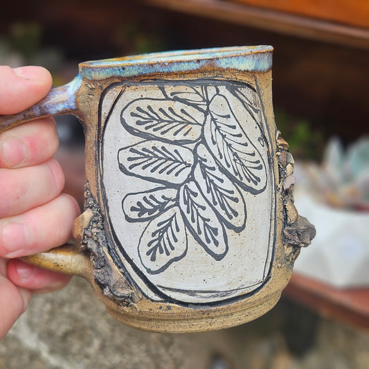 Botanical Textured Mug