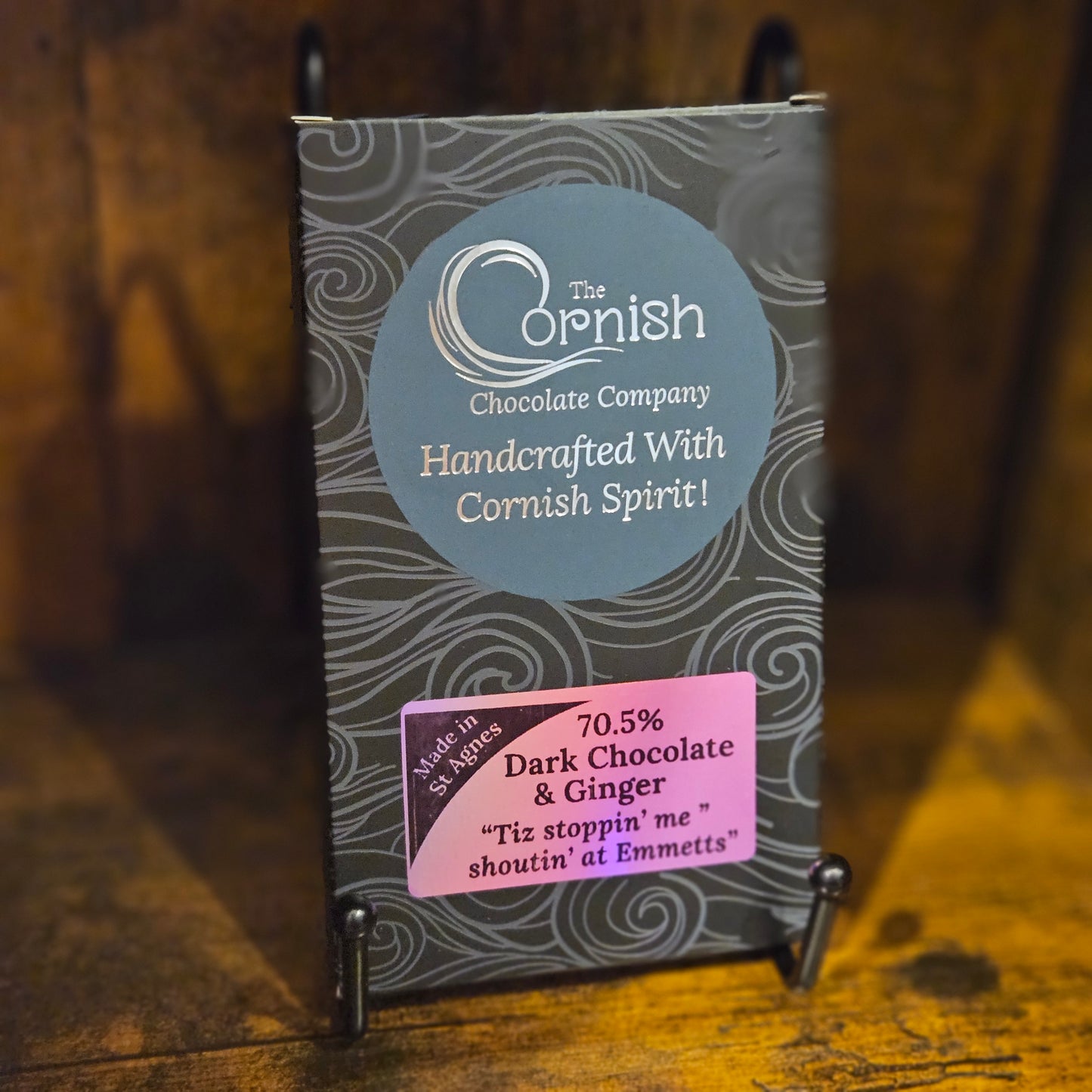 70.5% Dark Chocolate & Ginger Bar