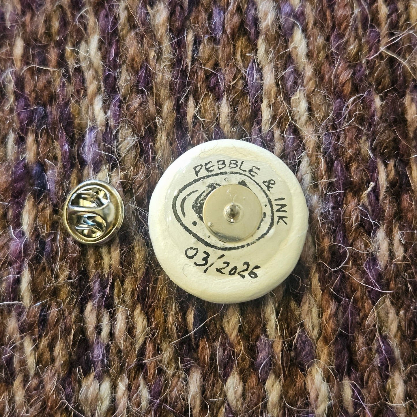 Sleeping Fox Pin Badge