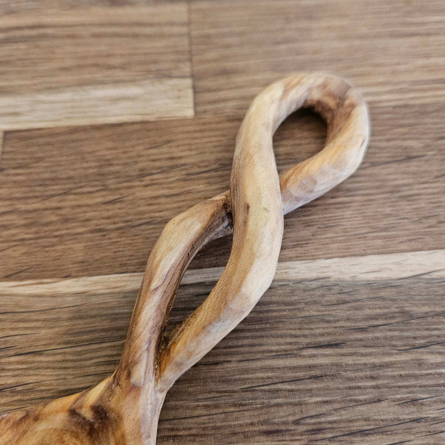 Spiral Oak Eating Spoon