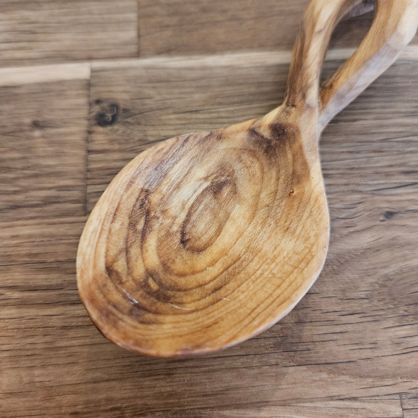 Spiral Oak Eating Spoon