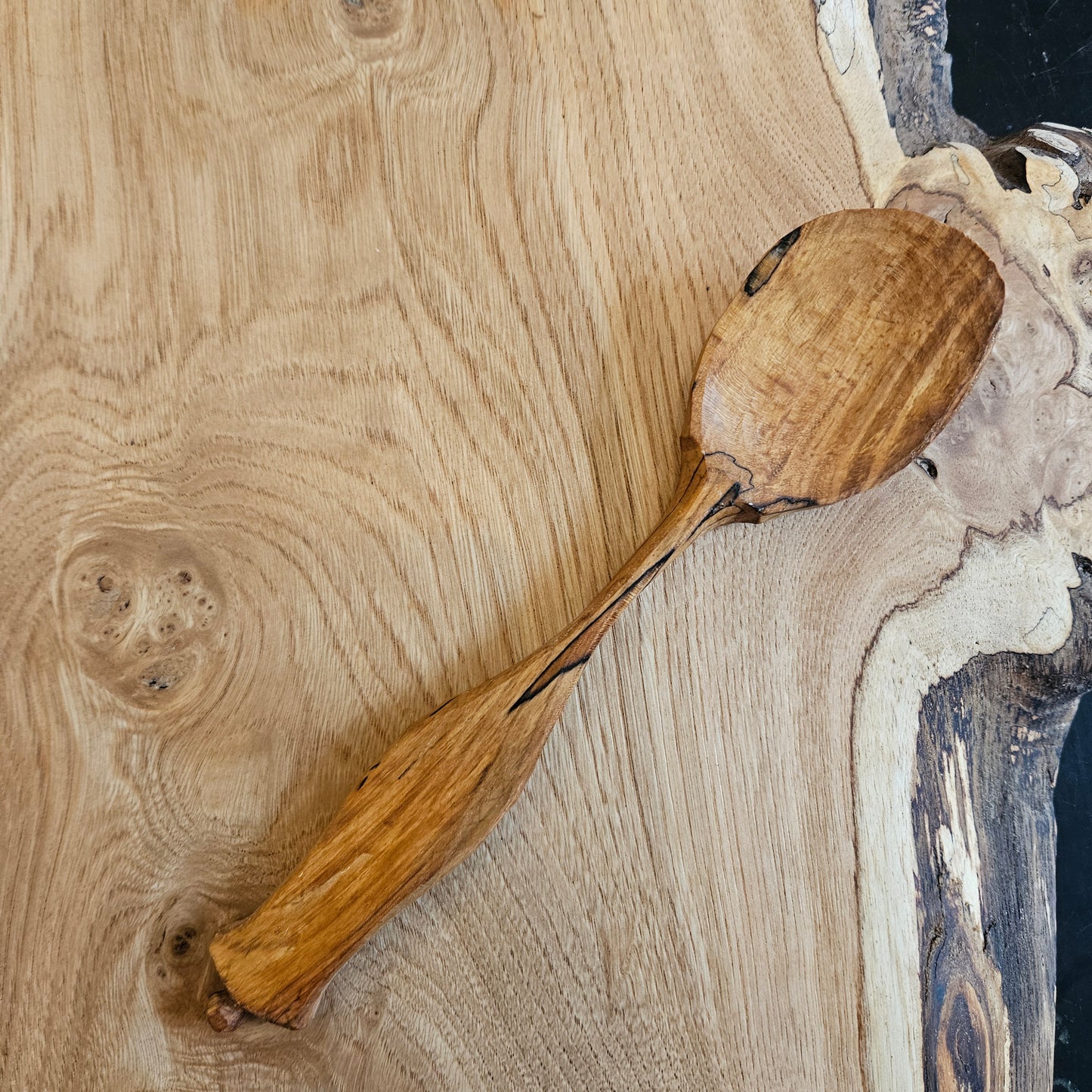 Spalted Cherry Eating Spoon