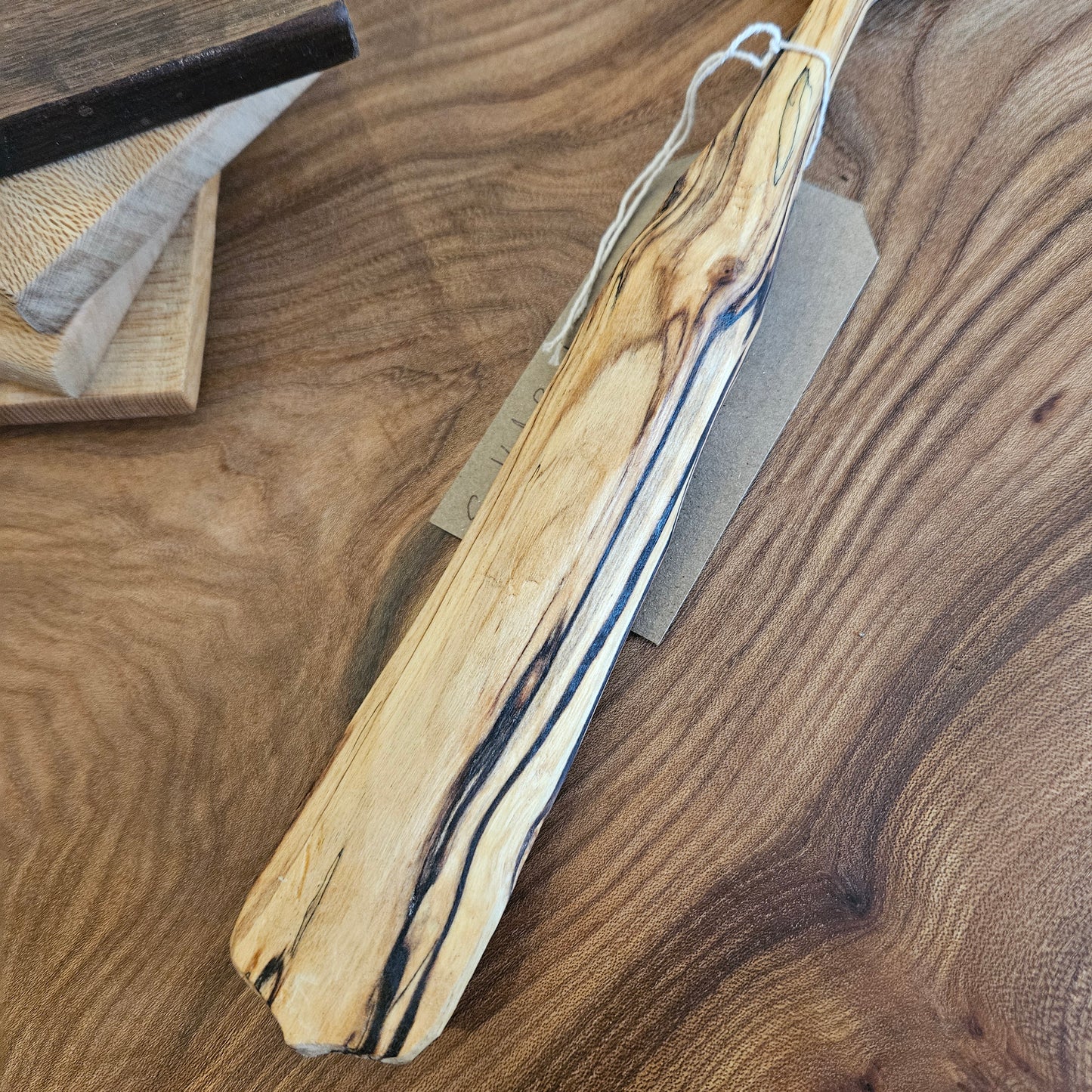 Large Spalted Birch Cooking Spoon