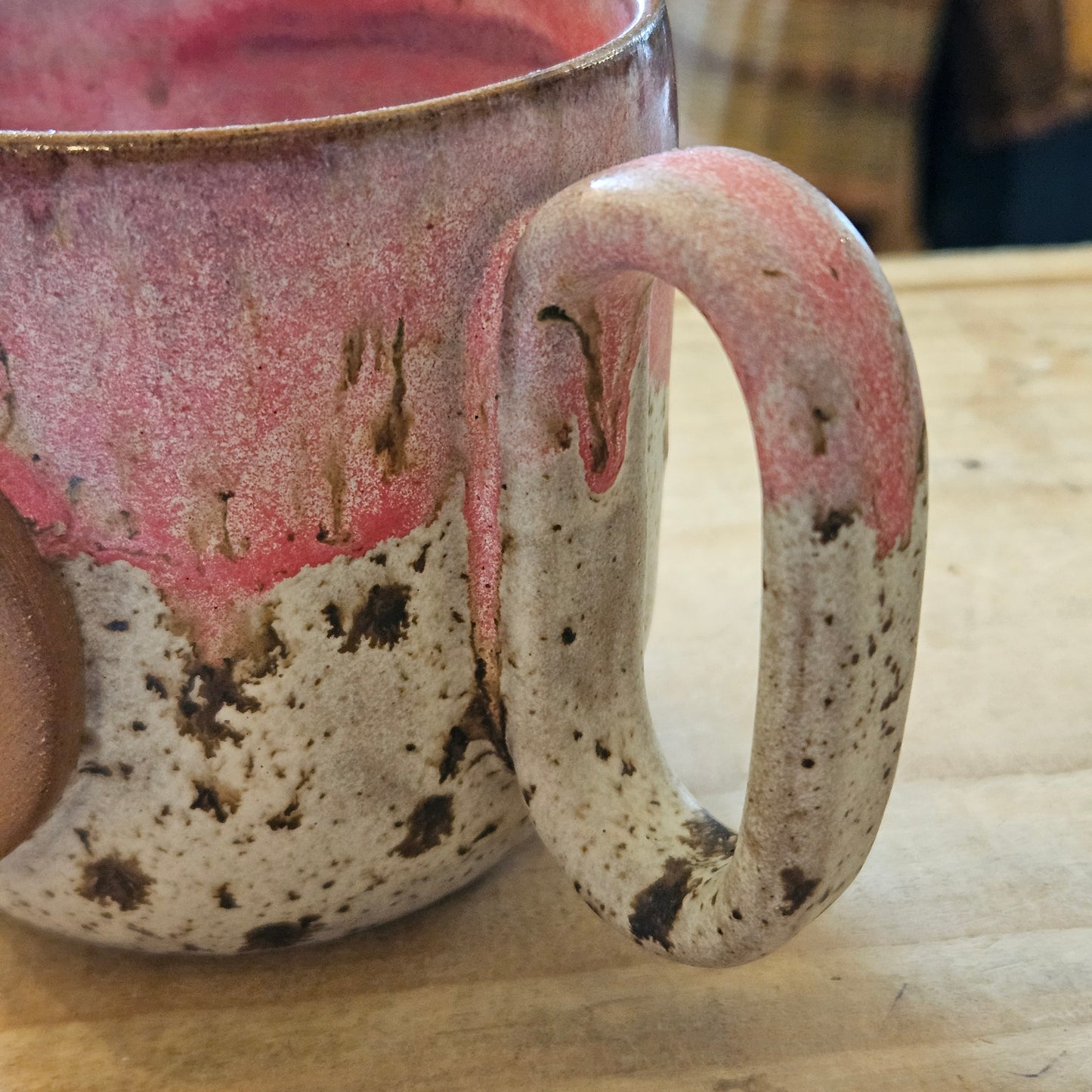 Red / Pink Moon Mug