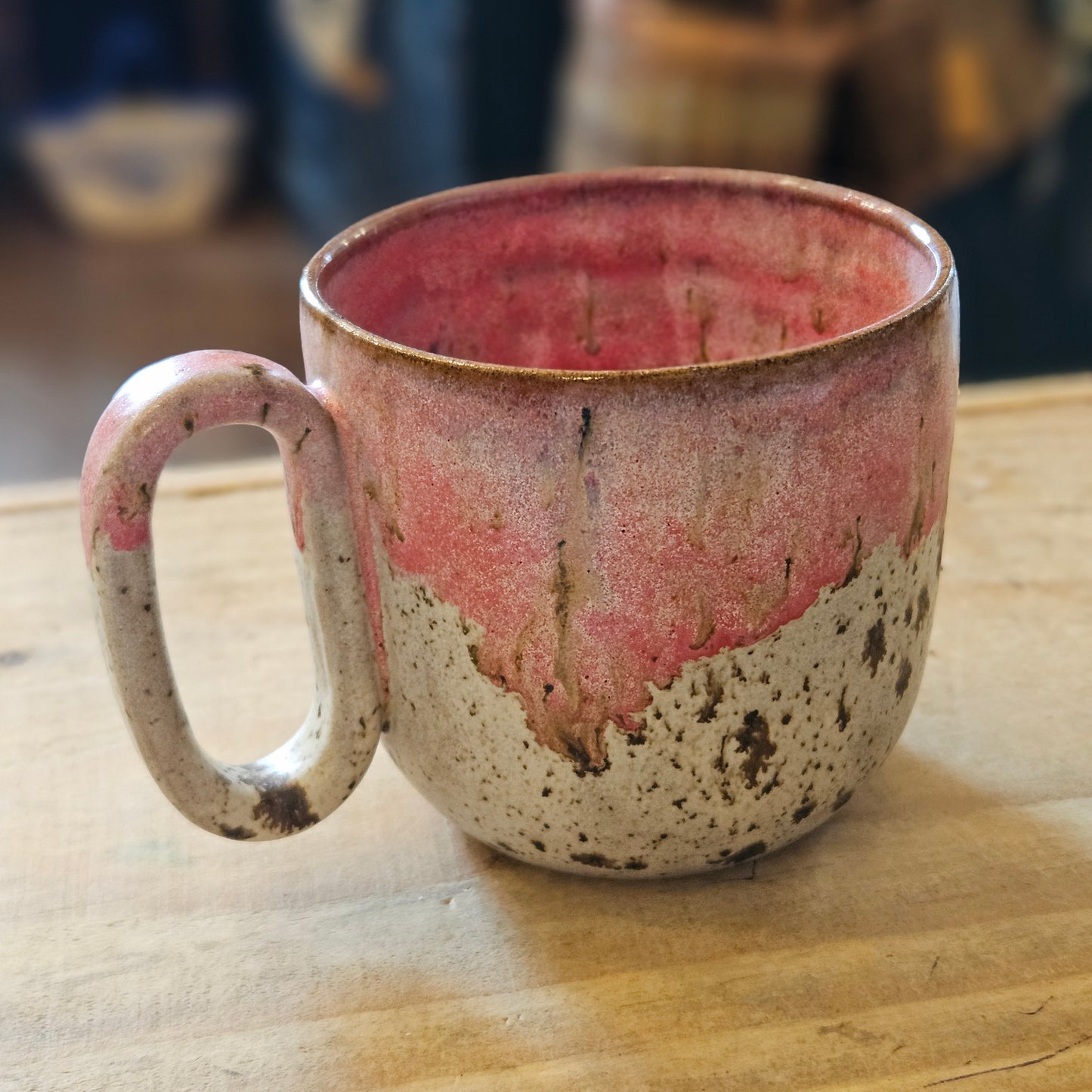 Red / Pink Moon Mug