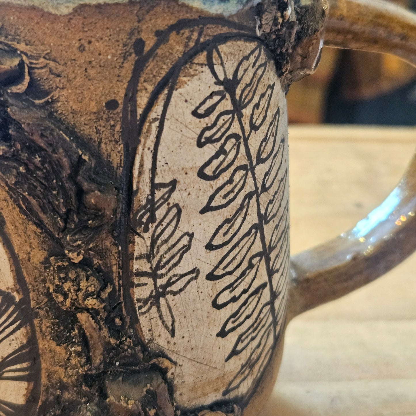 Botanical Textured Mug