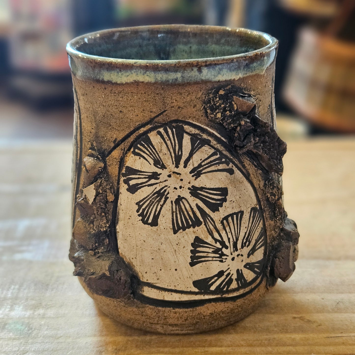 Botanical Textured Mug