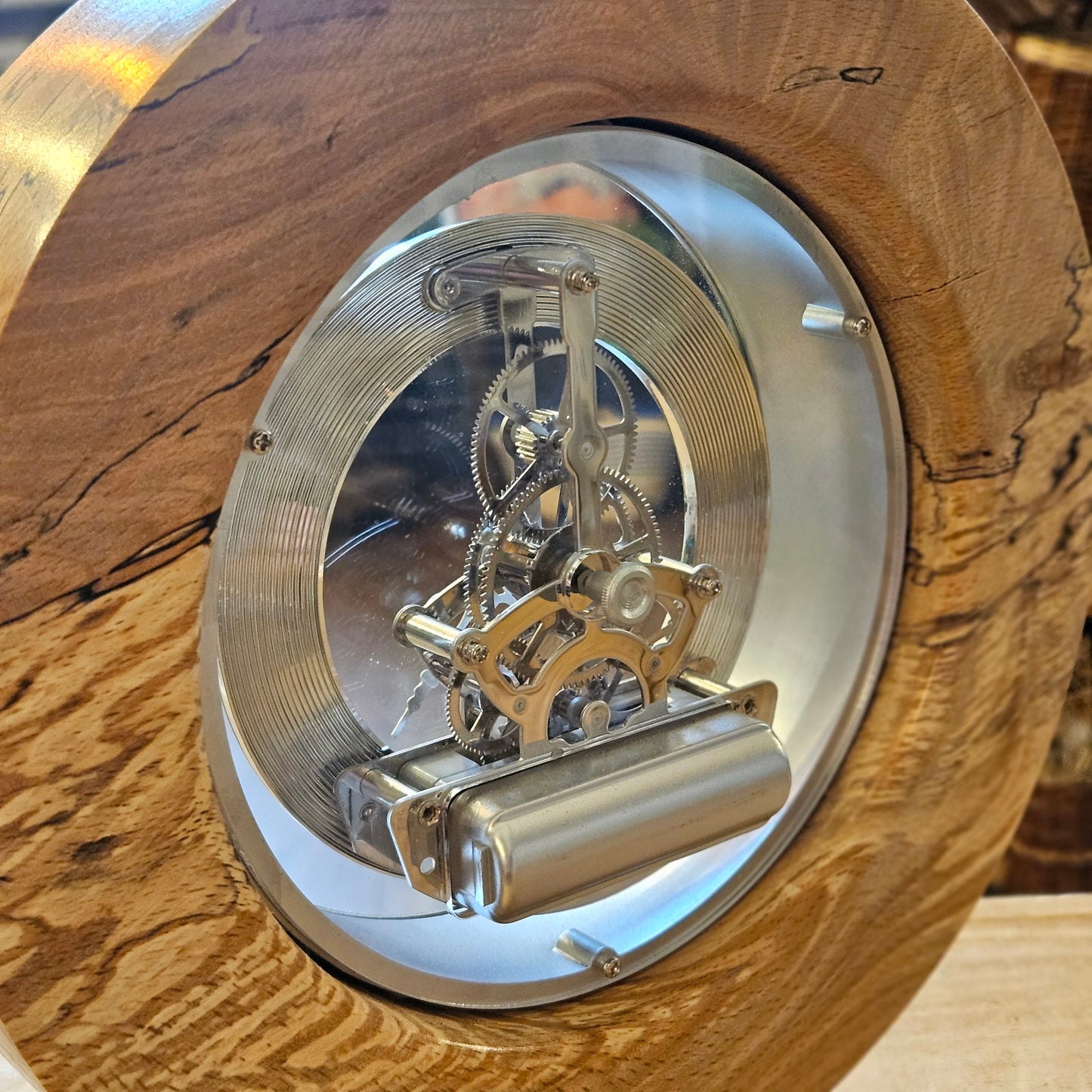 Wood Turned Clock