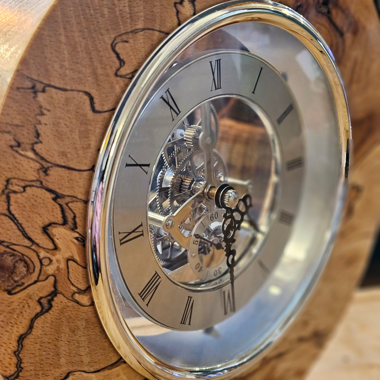 Wood Turned Clock