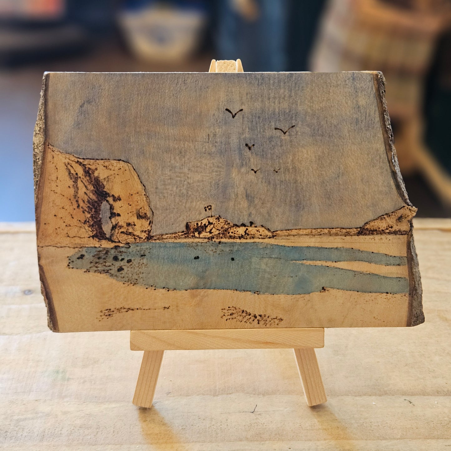 Perranporth Pyrography Picture