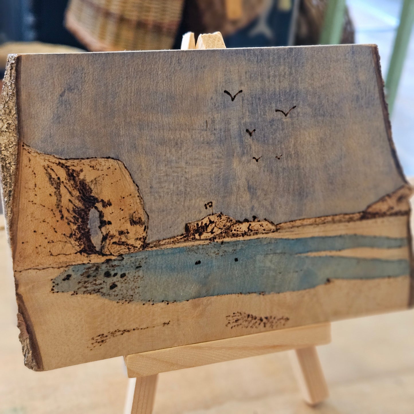 Perranporth Pyrography Picture