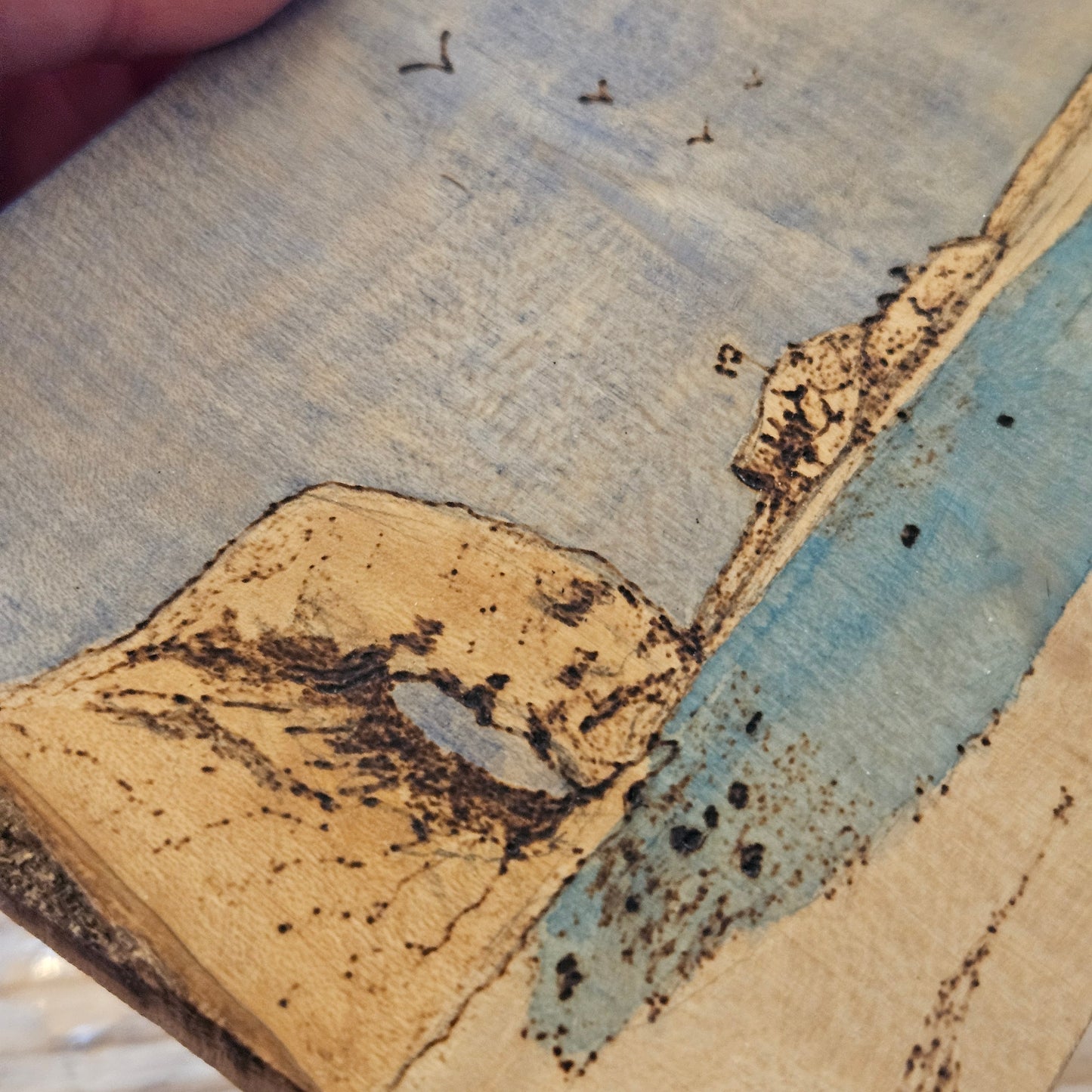 Perranporth Pyrography Picture
