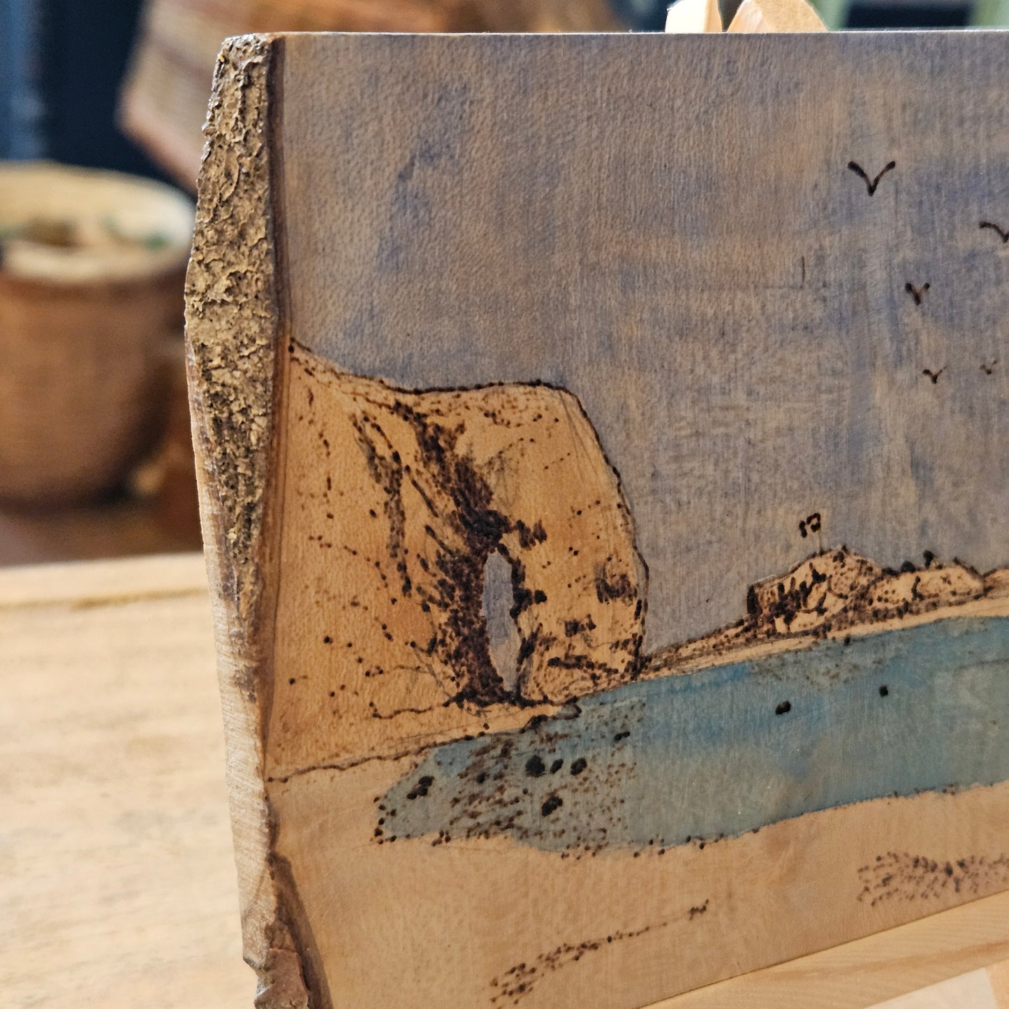 Perranporth Pyrography Picture
