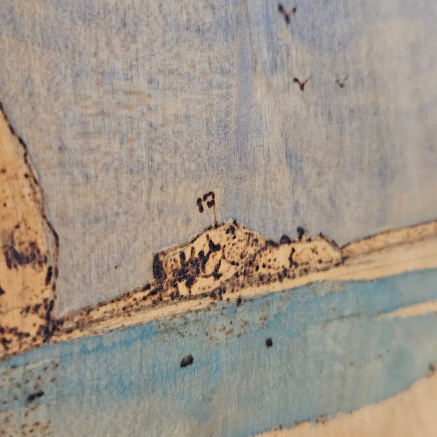 Perranporth Pyrography Picture