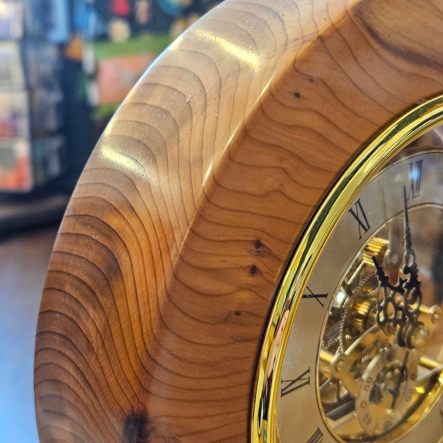 Wood Turned Clock