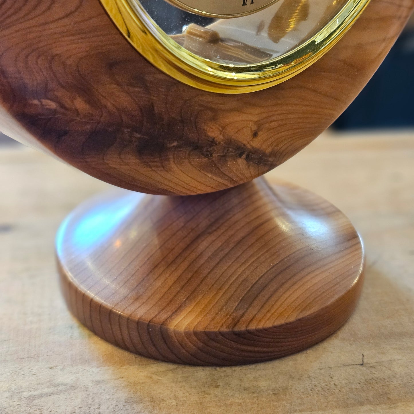 Wood Turned Clock