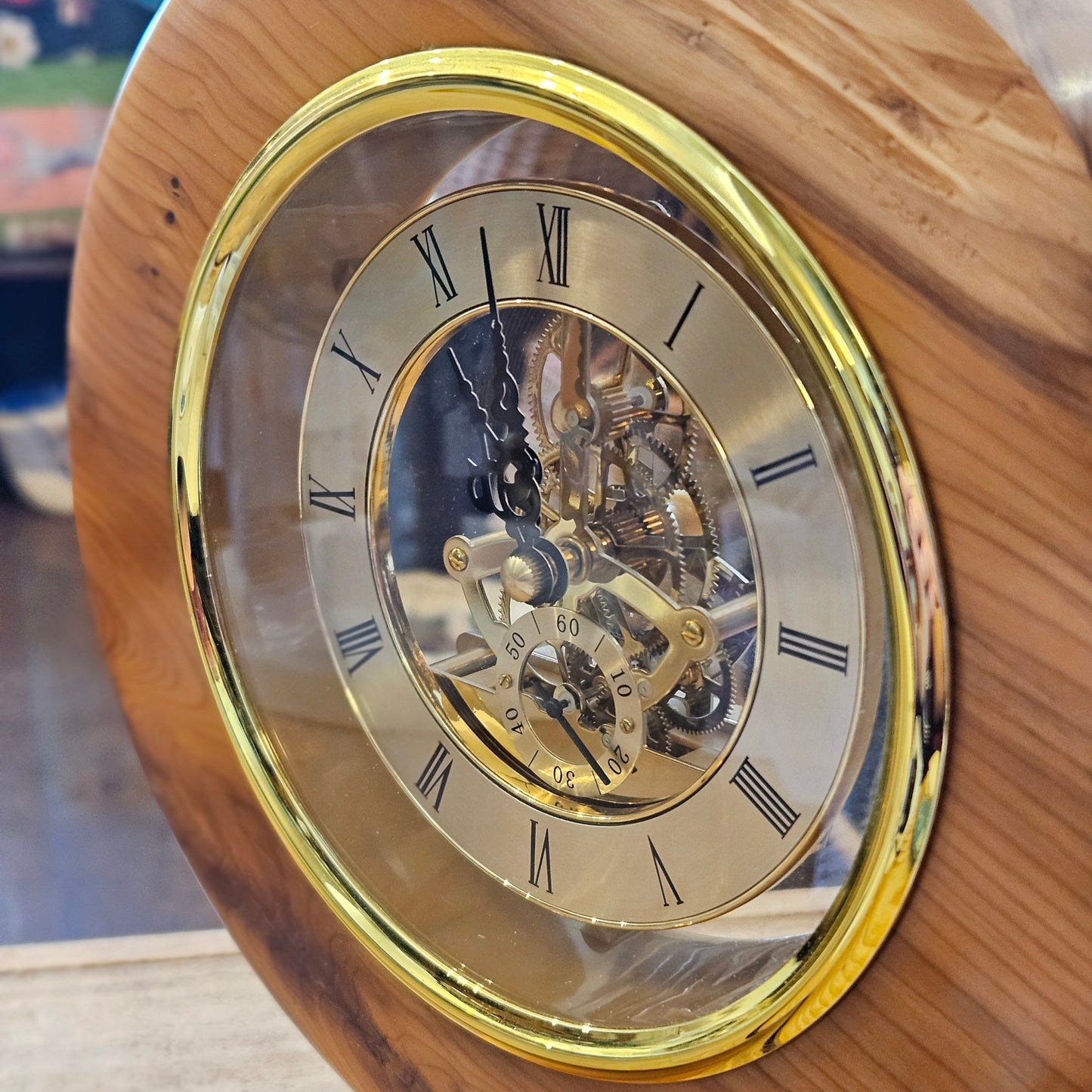 Wood Turned Clock