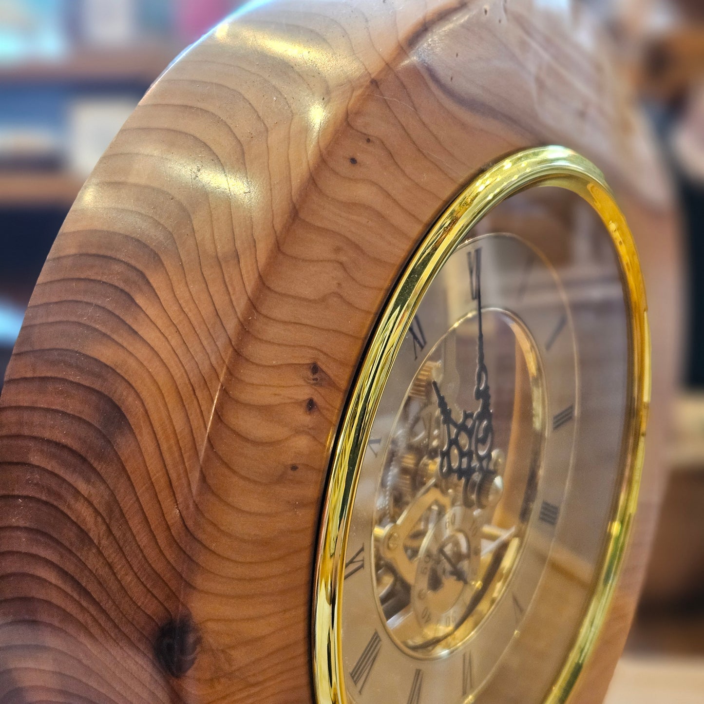 Wood Turned Clock