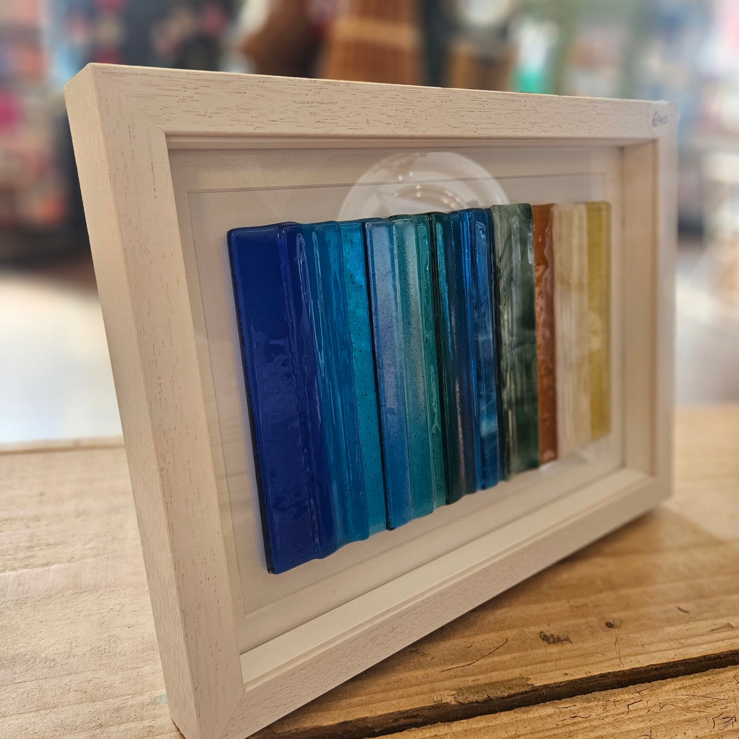 Large Fused Glass Gradient Picture