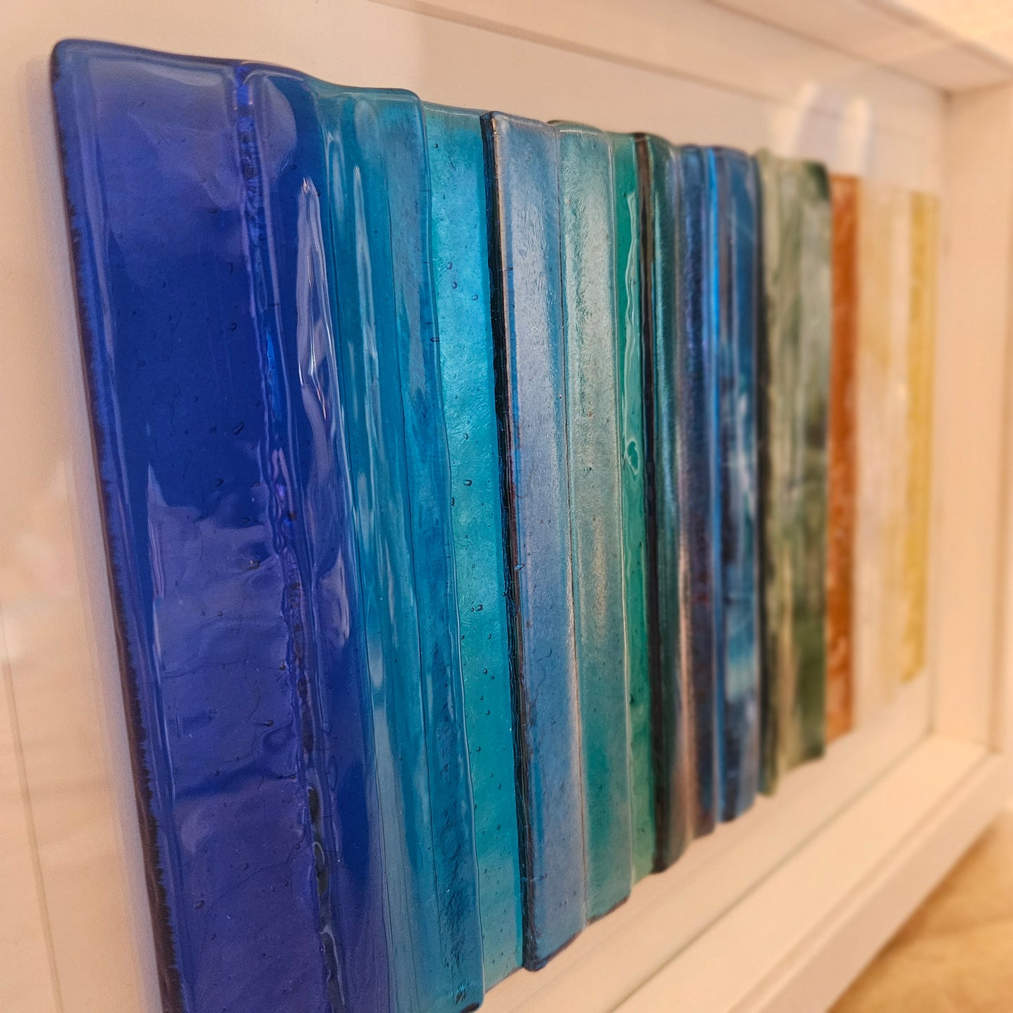 Large Fused Glass Gradient Picture