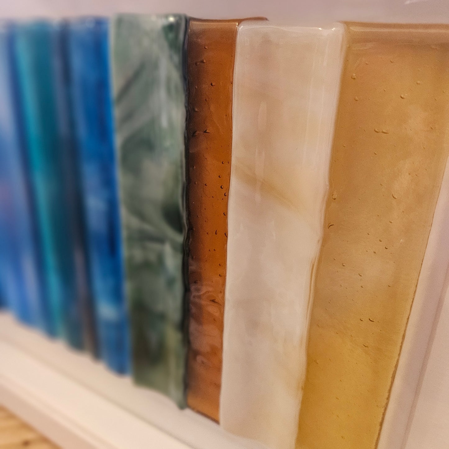 Large Fused Glass Gradient Picture