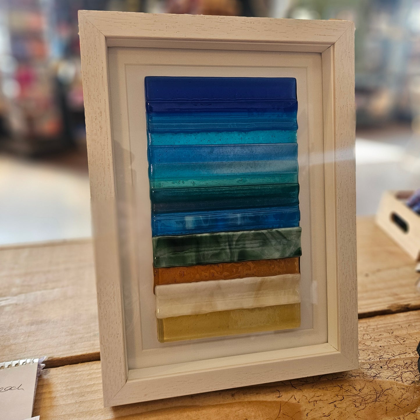 Large Fused Glass Gradient Picture