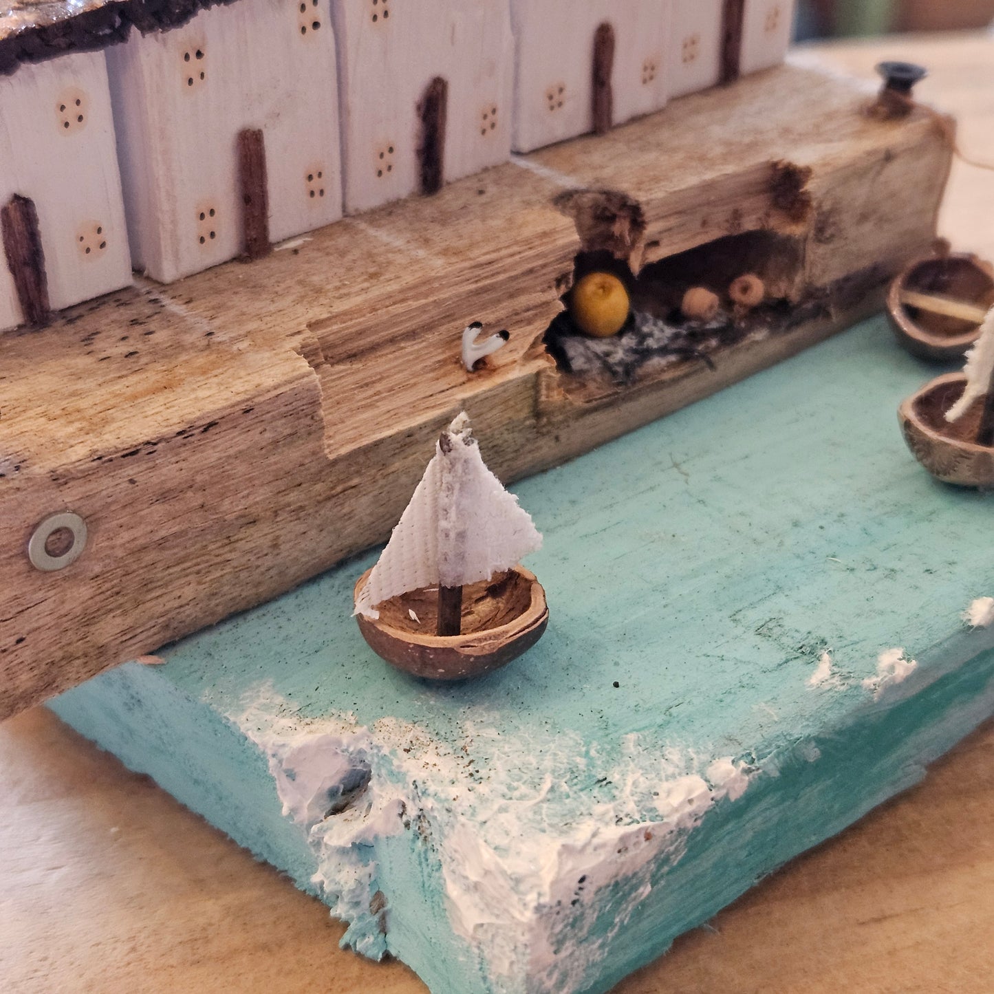 Black & Gold Driftwood House