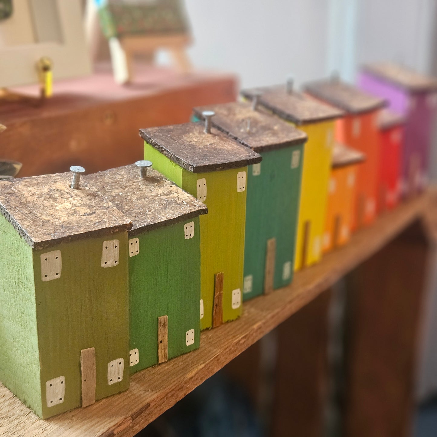Rainbow Street Driftwood Houses