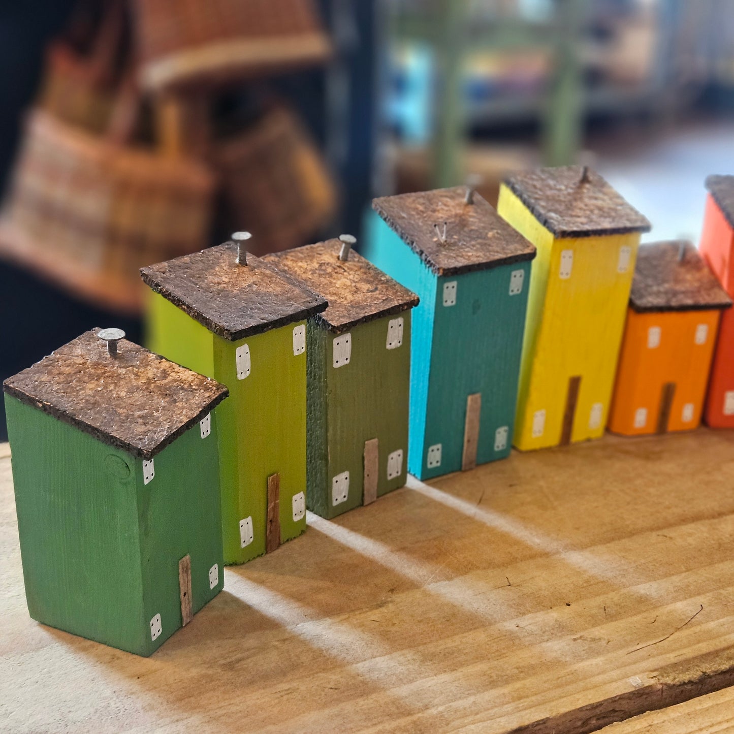Rainbow Street Driftwood Houses