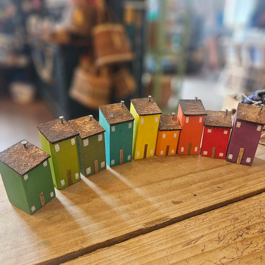 Rainbow Street Driftwood Houses