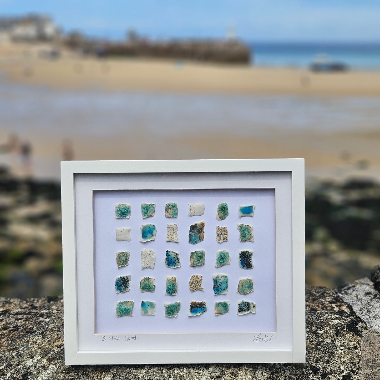 St Ives Sand Ceramic Wall Art