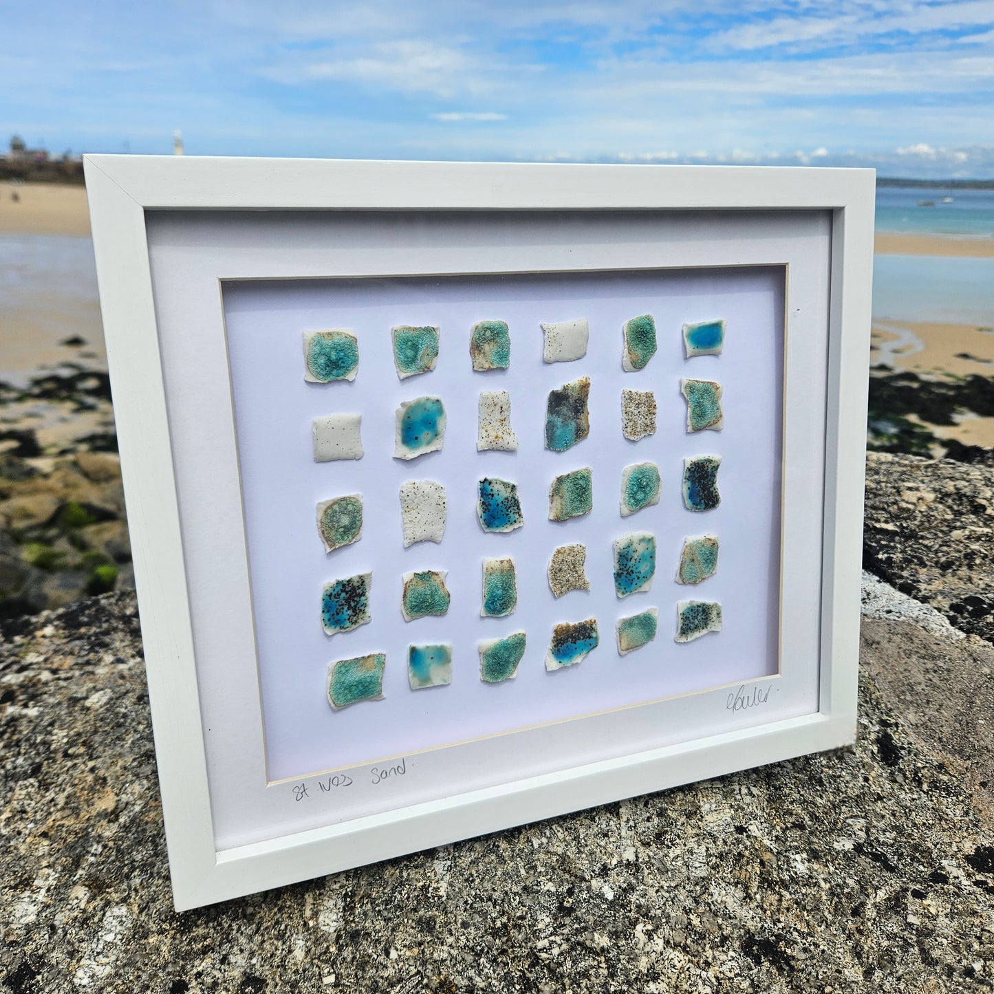 St Ives Sand Ceramic Wall Art