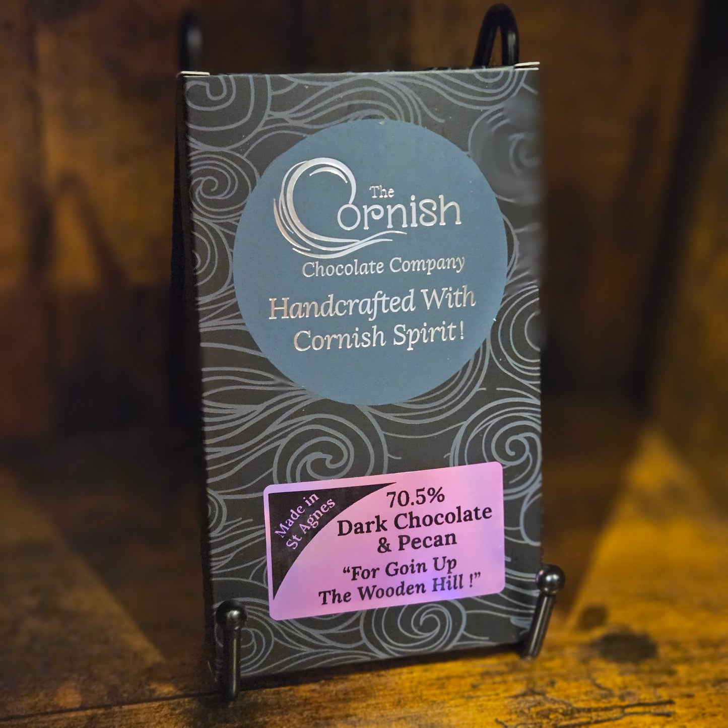 70.5% Dark Chocolate & Pecan Bar