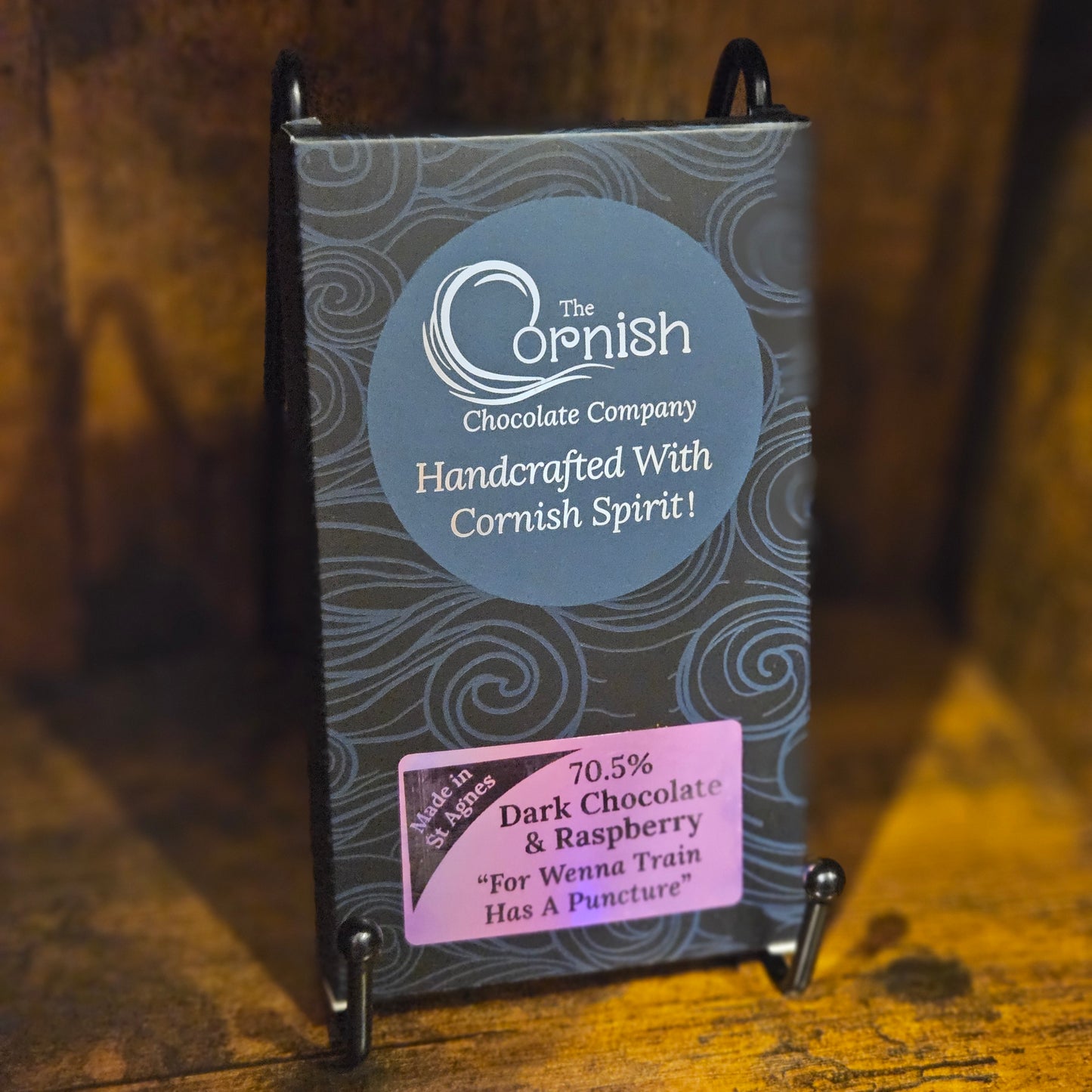 70.5% Dark Chocolate & Raspberry Bar