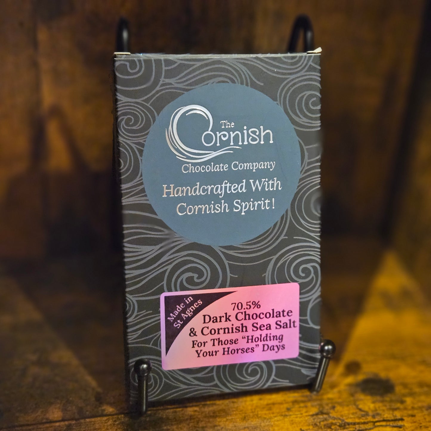 70.5% Dark Chocolate & Cornish Seasalt Bar