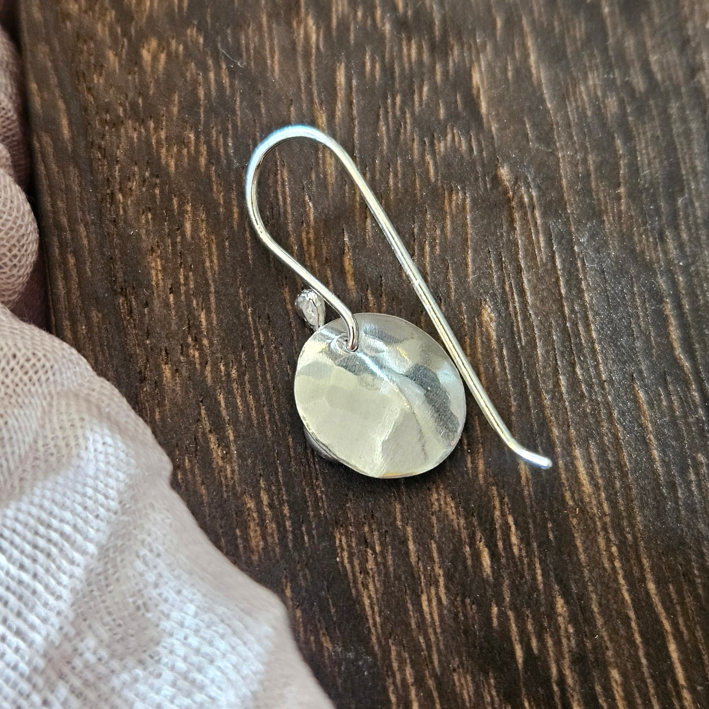Sterling Silver Peridot Drop Earrings