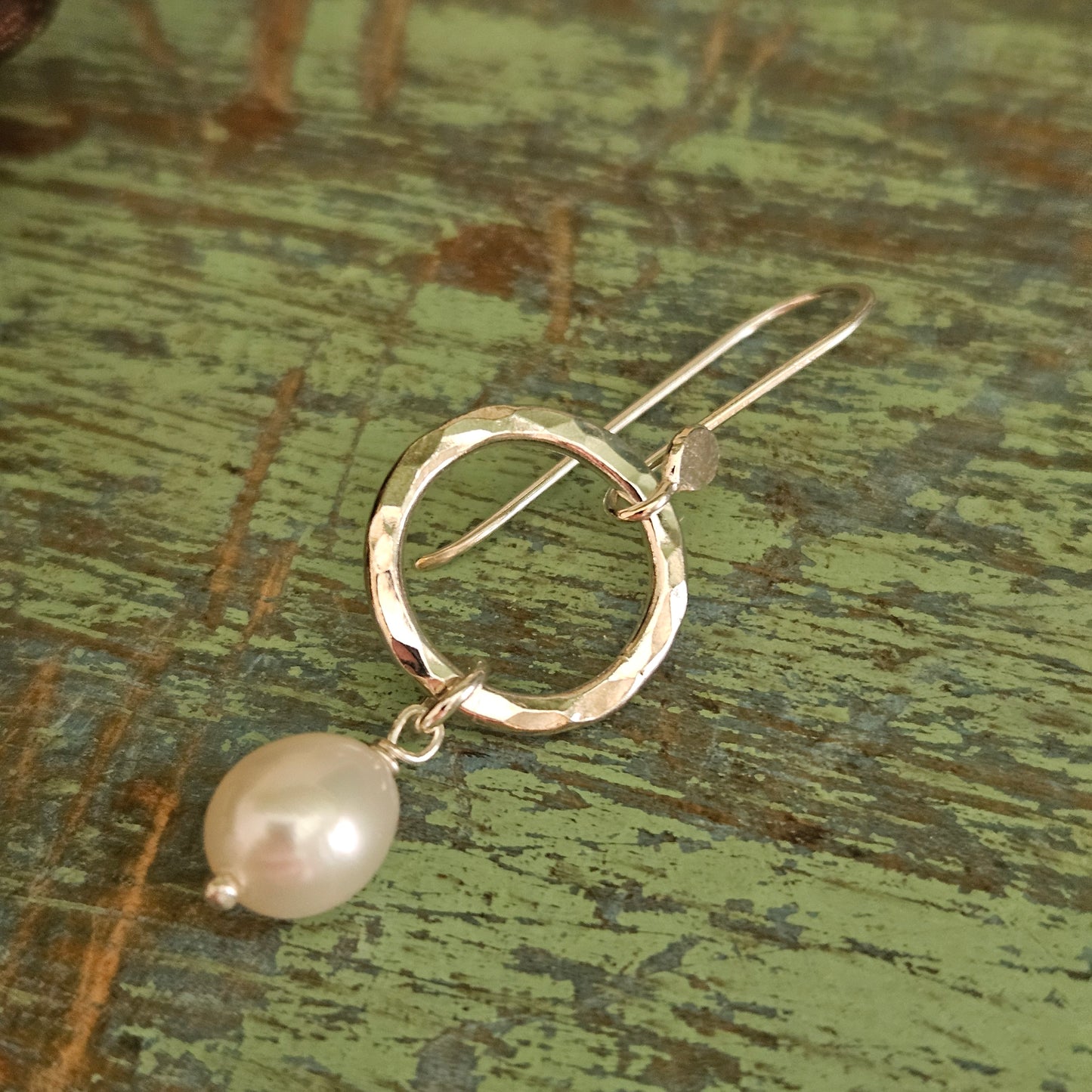 Sterling Silver Pearl Drop Earrings