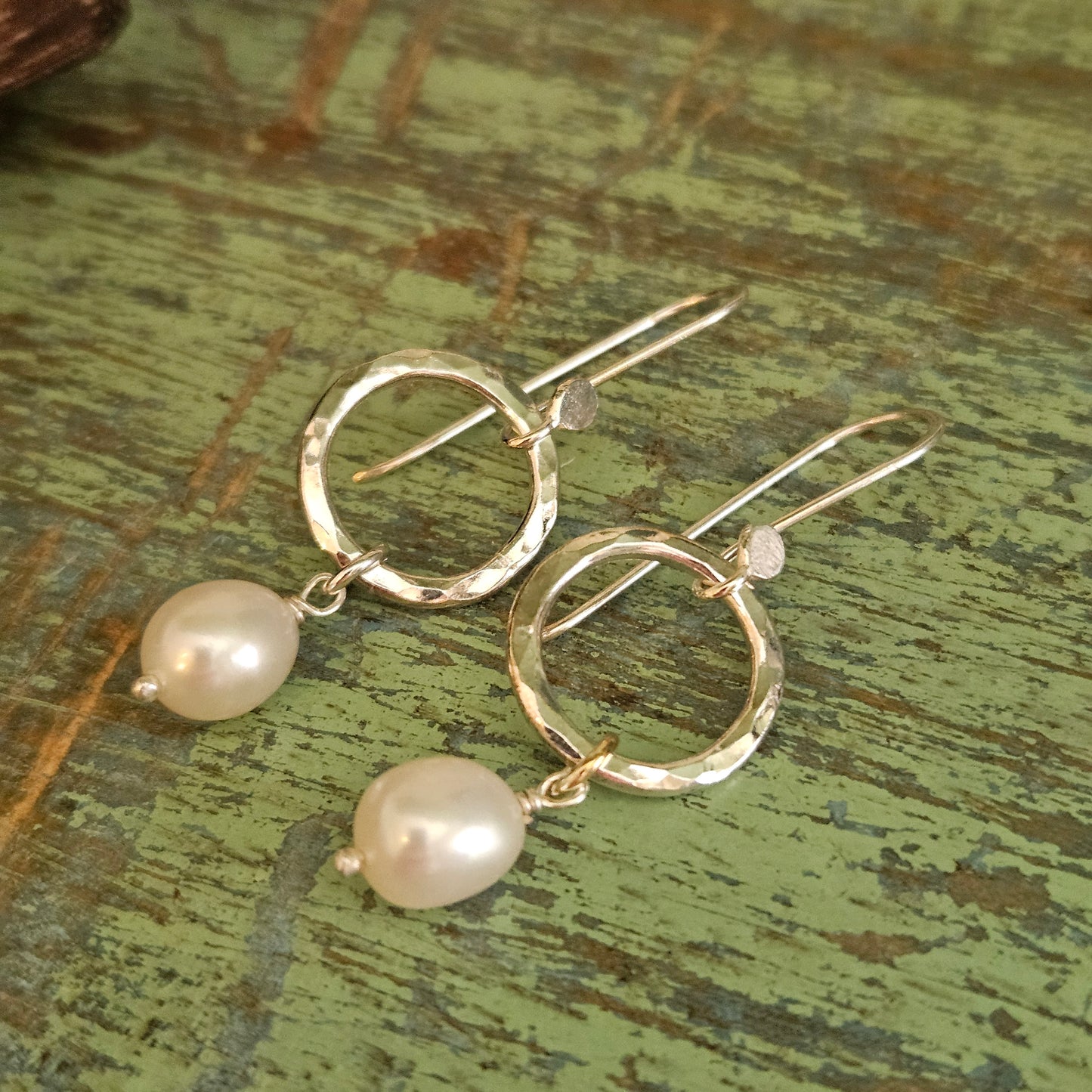 Sterling Silver Pearl Drop Earrings