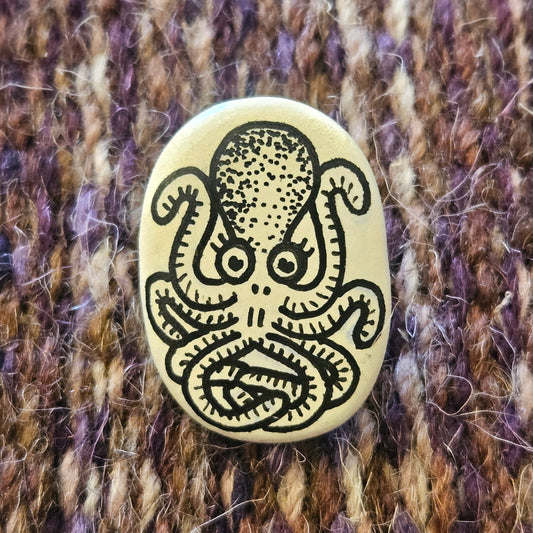 Octopus Pin Badge