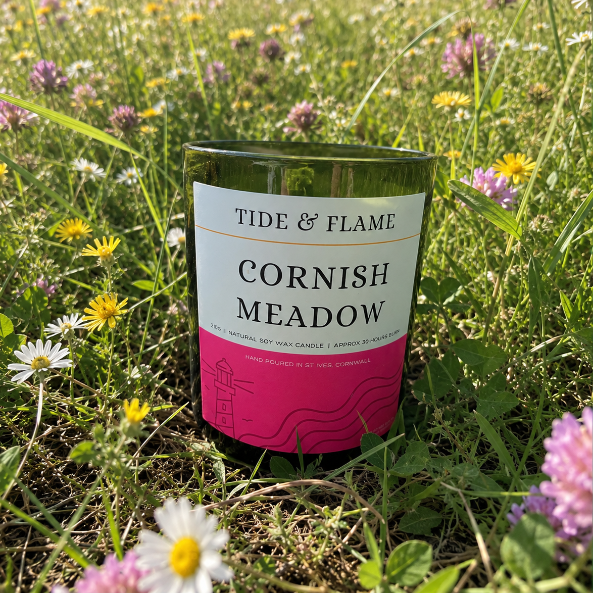 Cornish Meadow Soy Wax Candle Jar