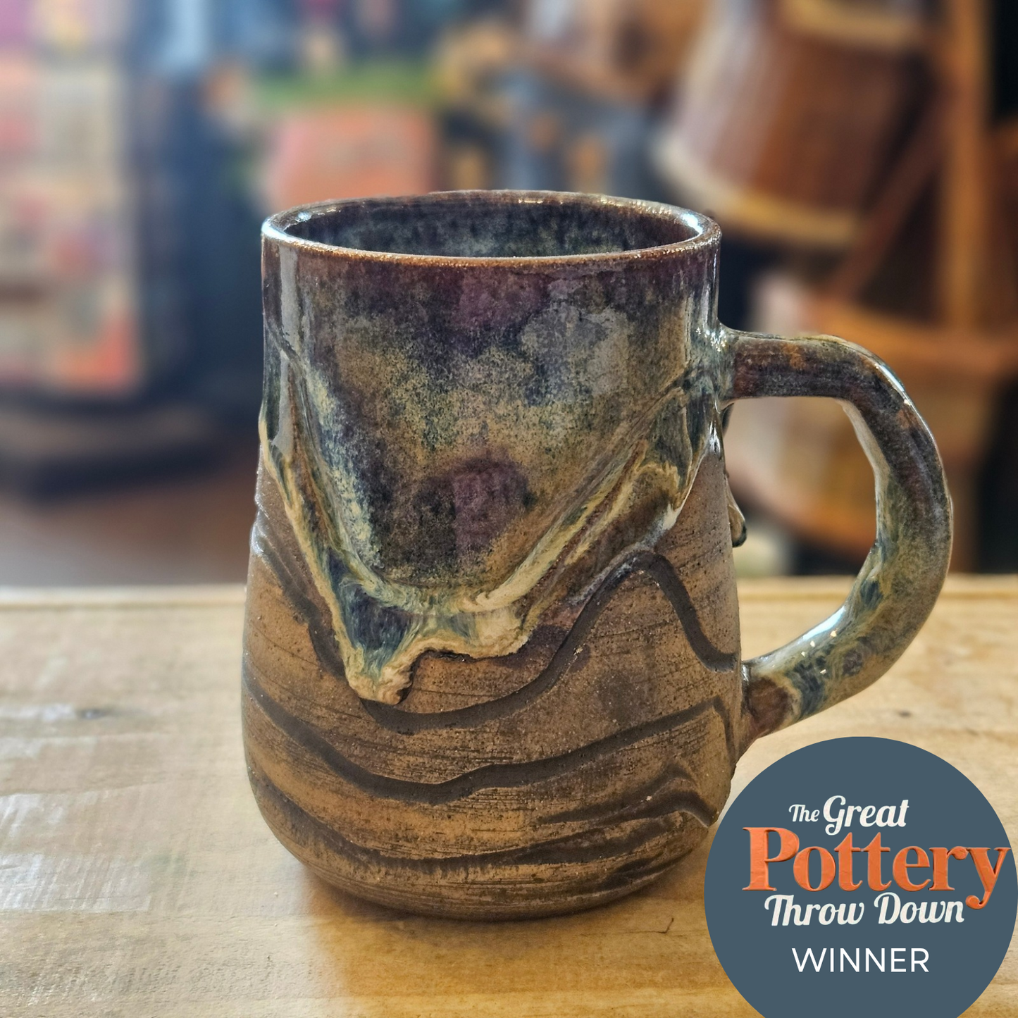 Large Textured Mug